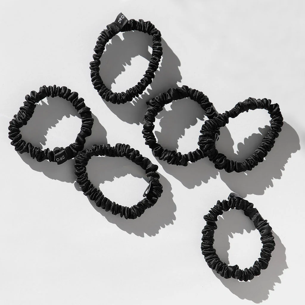 Skinny Scrunchie Set - Black Jade - Image 5