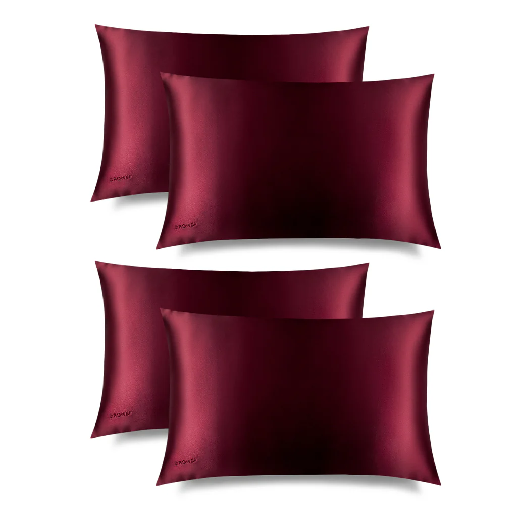 La Vie En Rouge Silk Pillowcase - Image 6