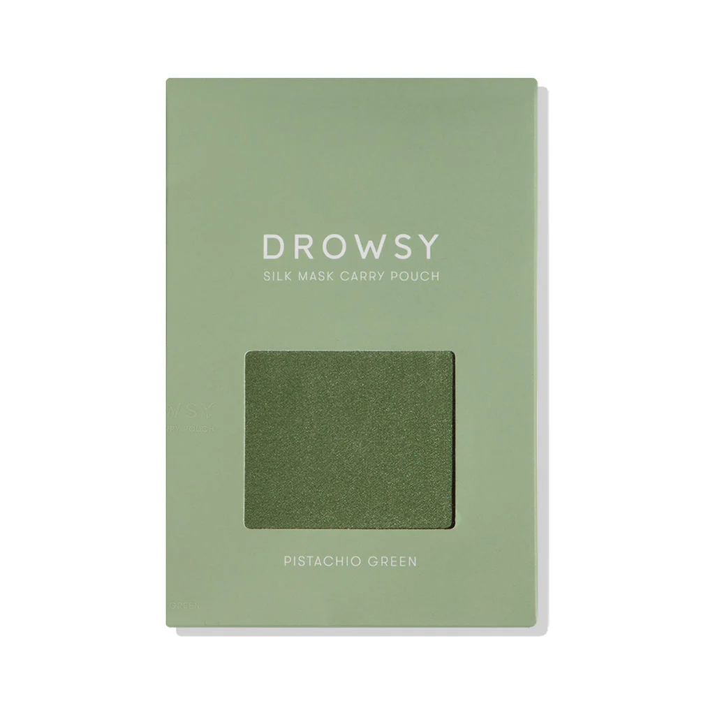 Pistachio Green Silk Carry Pouch - Image 3