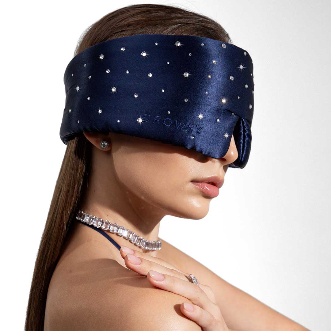 Silk Sleep Mask Crystals by Swarovski® - Image 4